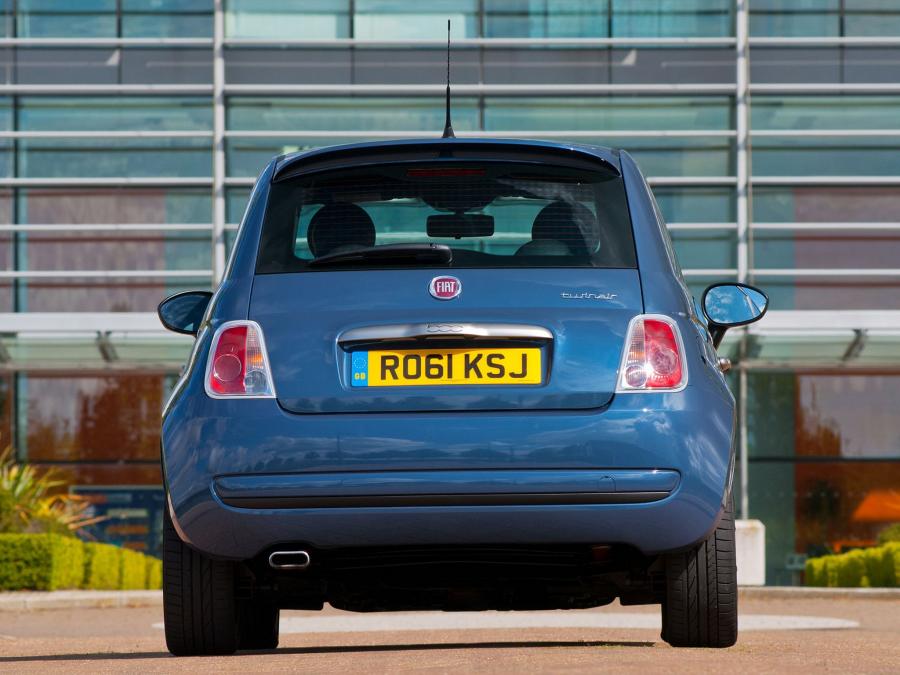  Fiat 500 TwinAir + 2011 года  (UK) (фото 7 из 12)